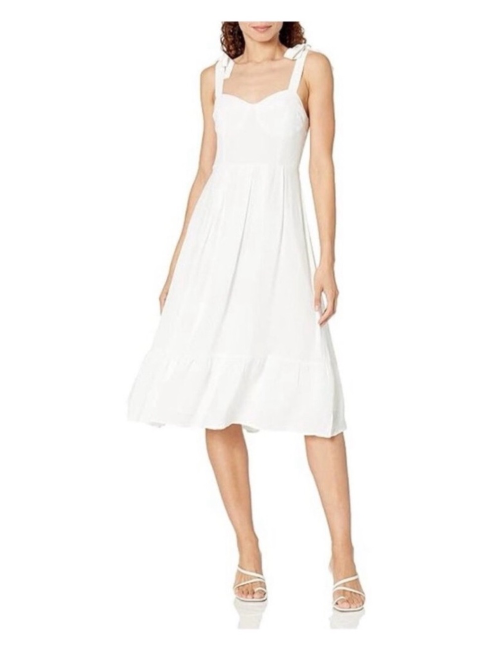 Steve Madden Sophia-rose White Midi Dress - 2, engagement wedding baby shower